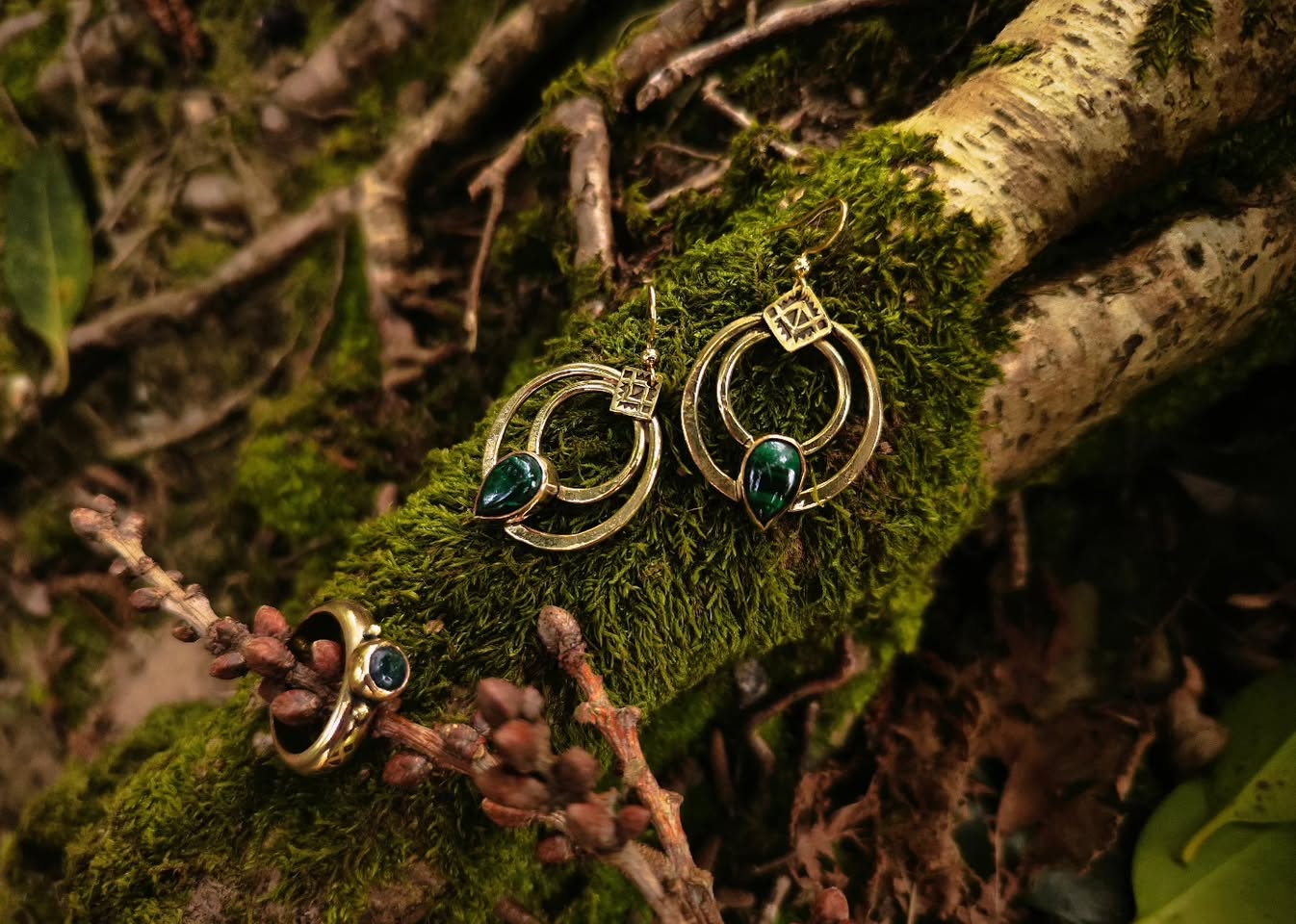 Bague ISIS agate mousse