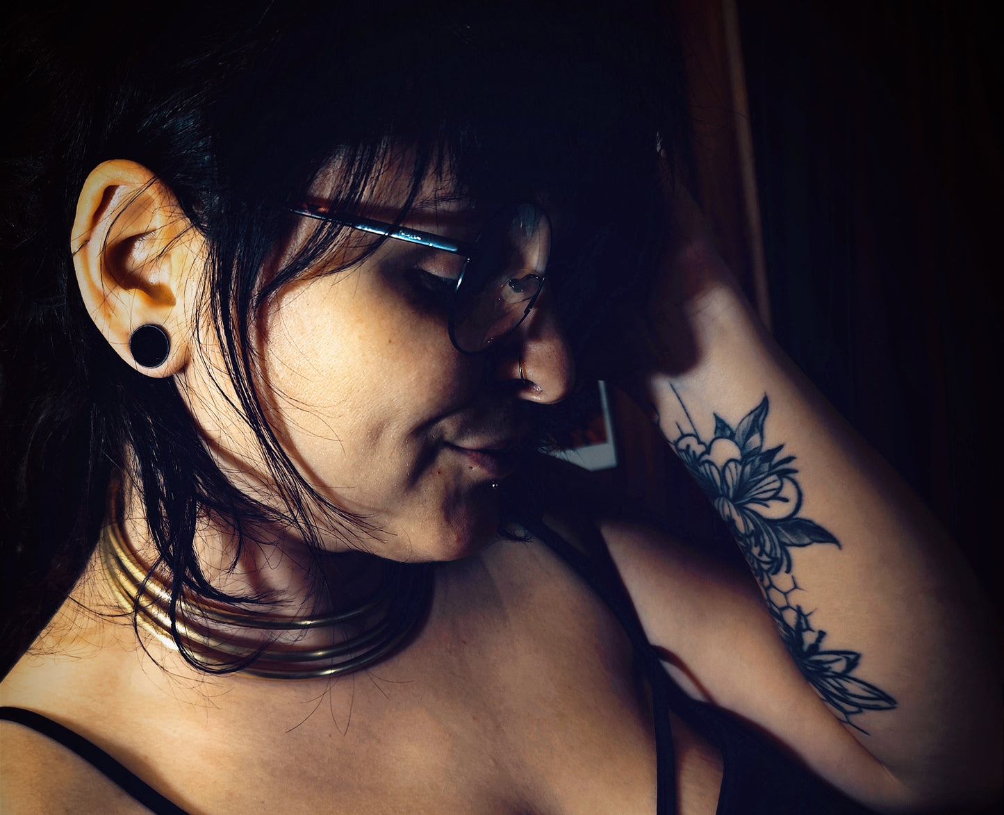 Collection LES MARTELÉS Collier torque 5mm