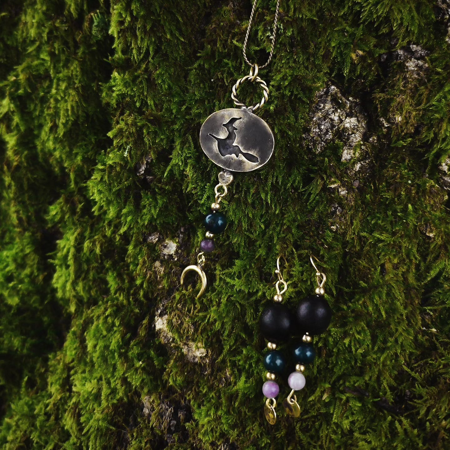 Collection SAMHAIN 🦇 Parure Gabbro et la sorcière