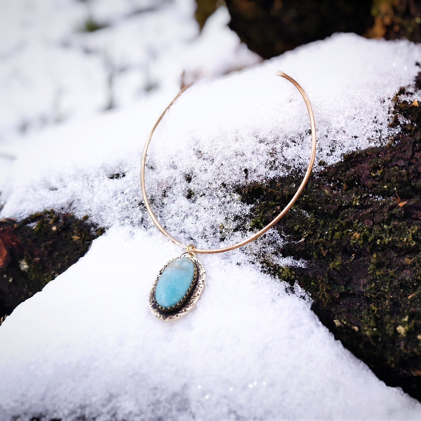 Collection YULE ❄️ Les Givrés - collier Amazonite
