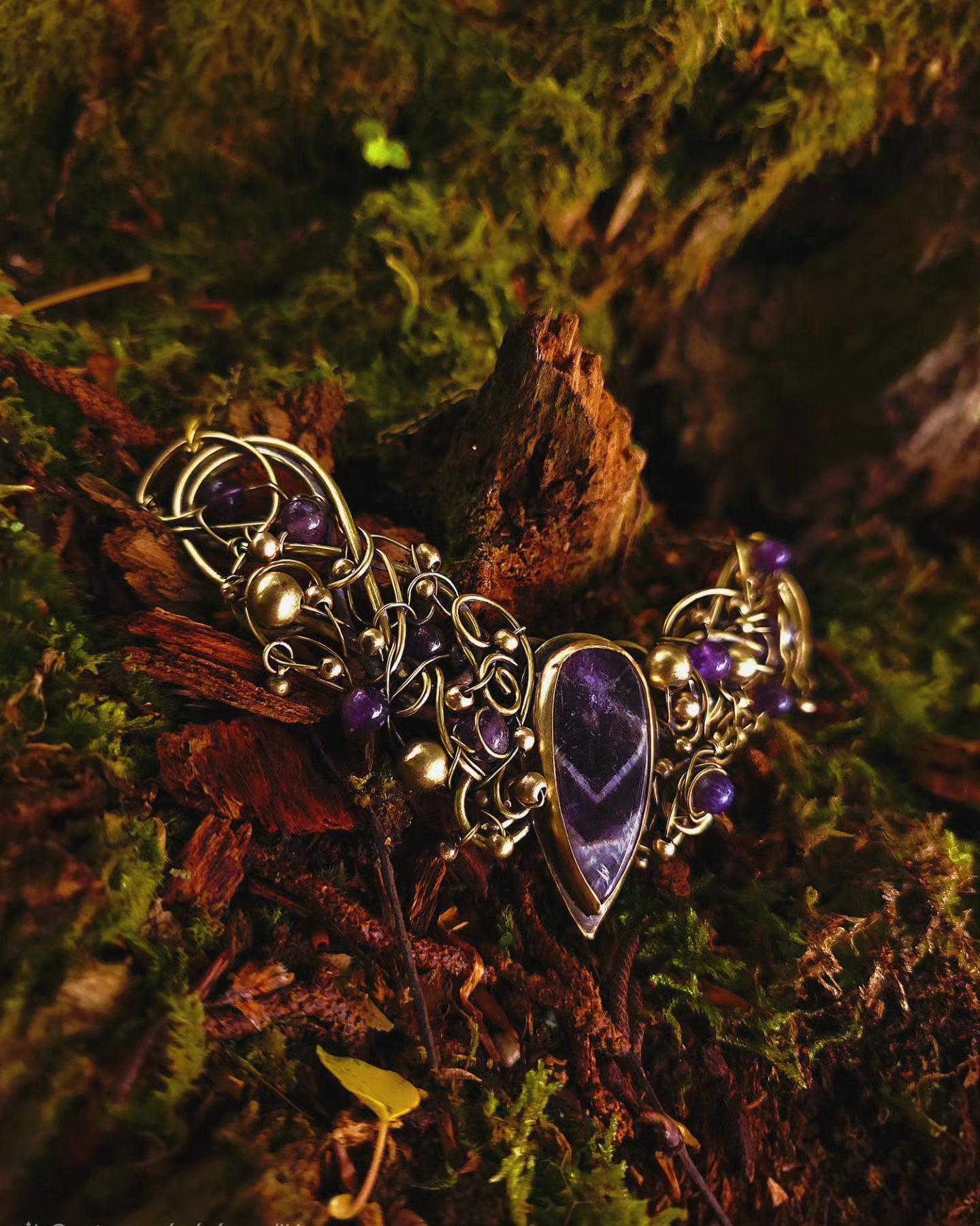 Collection FAIRY collier améthyste