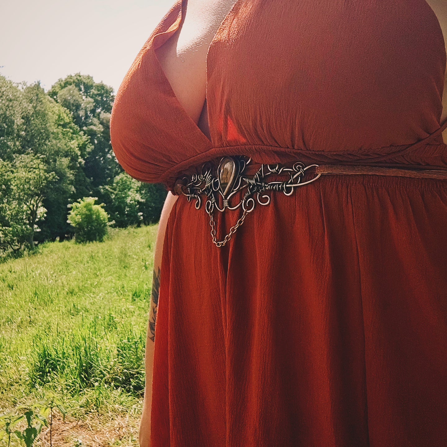 Ceinture "Pumkin" Oeil de tigre