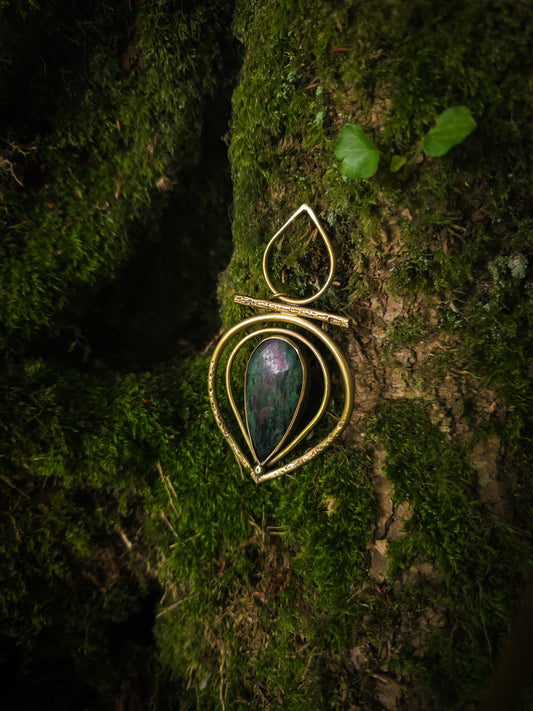 Pendentif GODDESS Rubis Zoisite