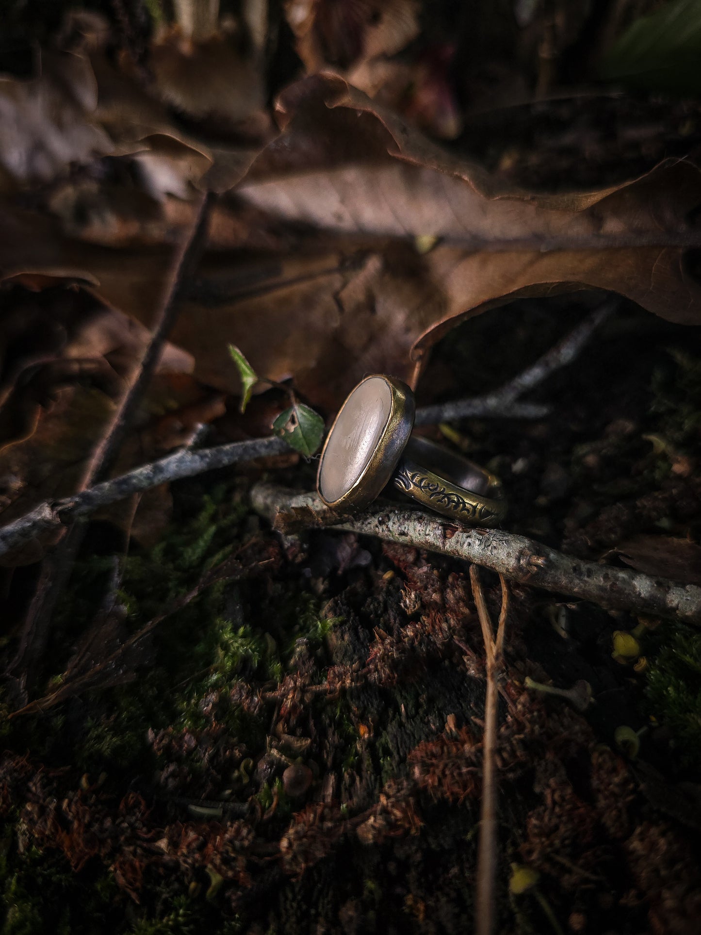 Bague pierre de lune