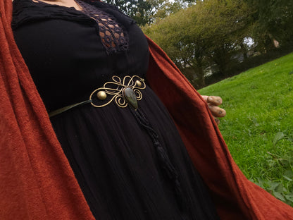 Ceinture "Aurora" labradorite