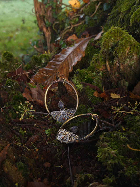 Collection SAMHAIN 🦇 Boucles d’oreilles Papillon