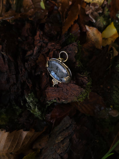 Collection SAMHAIN 🦇 Amulette larvikite