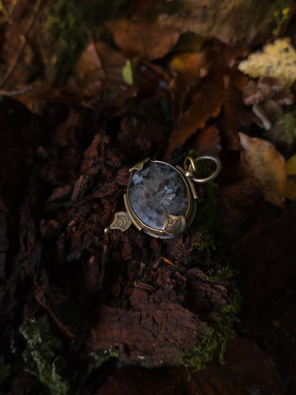 Collection SAMHAIN 🦇 Amulette larvikite