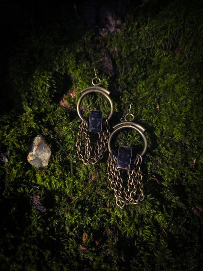 Collection GORGONE Créoles mini nuumite