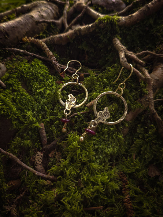 Boucles d'oreilles Coquelicots