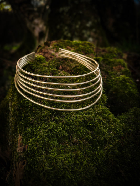 Collection LES MARTELÉS Collier Torque multijonc