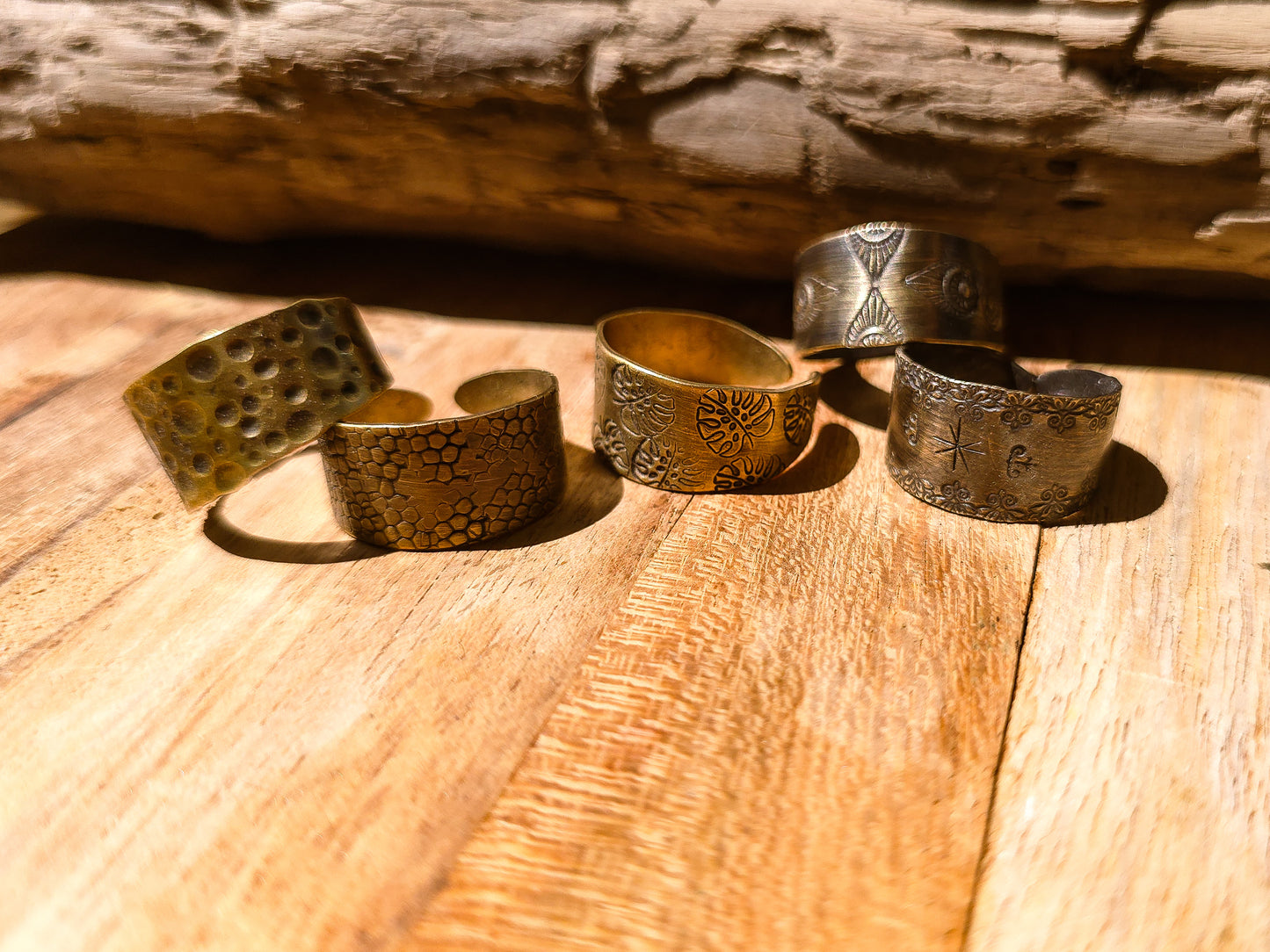 Bague ruban ajustable