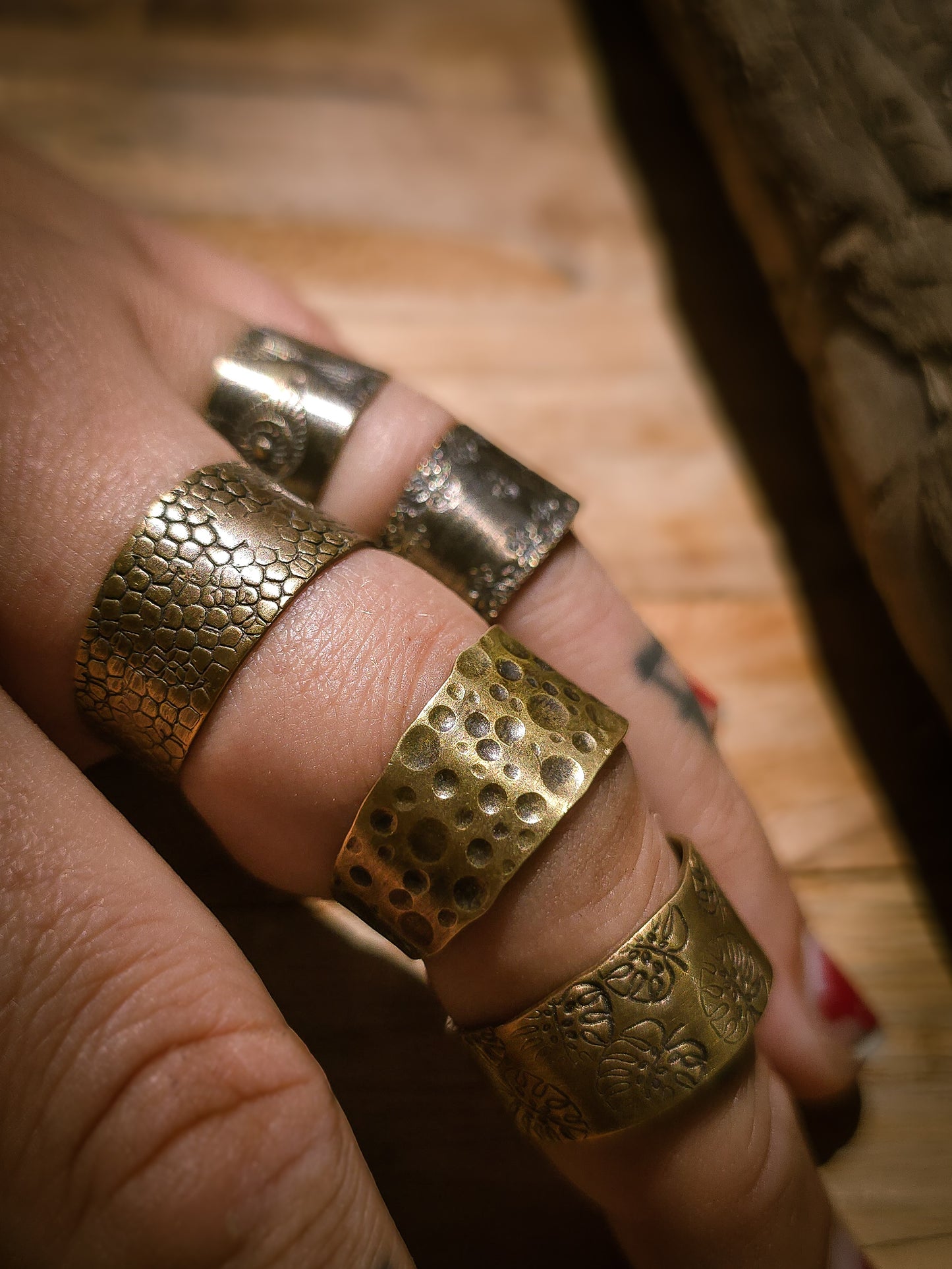 Bague ruban ajustable