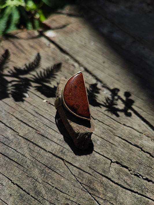 Bague obsidienne mahogany