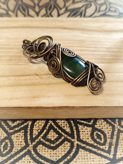 Collection WIRE WRAPPING jade néphrite