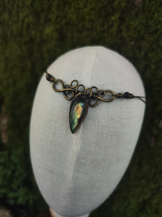 Diadème Medium - Labradorite