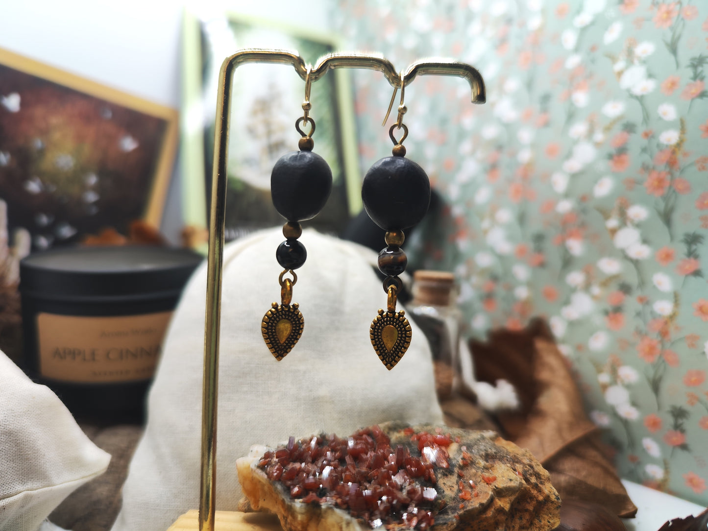 Collection LPG Boucles d'oreilles DROP Agate rubanée