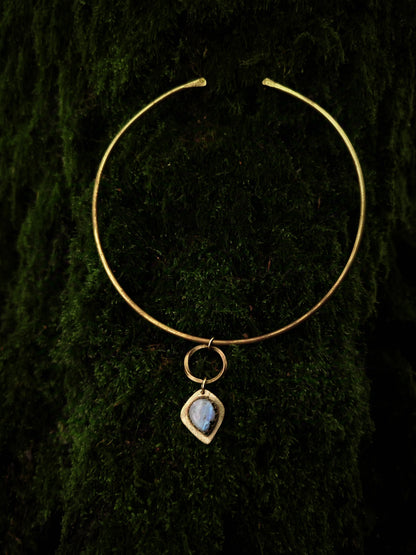 YULE Collection Les Givrés - collier péristerite