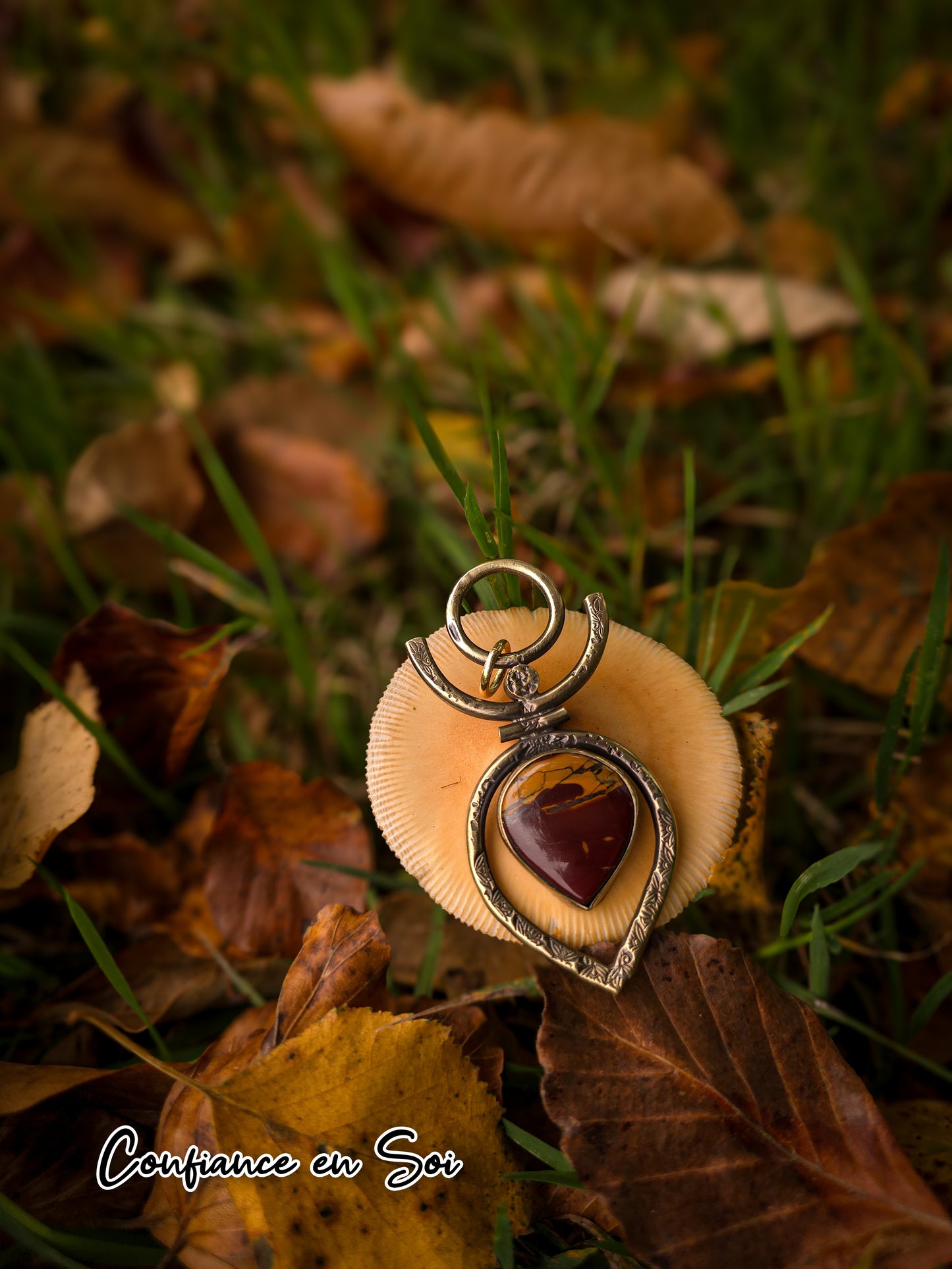 Pendentif GODDESS jaspe mokaite