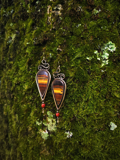 Boucles d'oreilles "Les griffes du tigre"