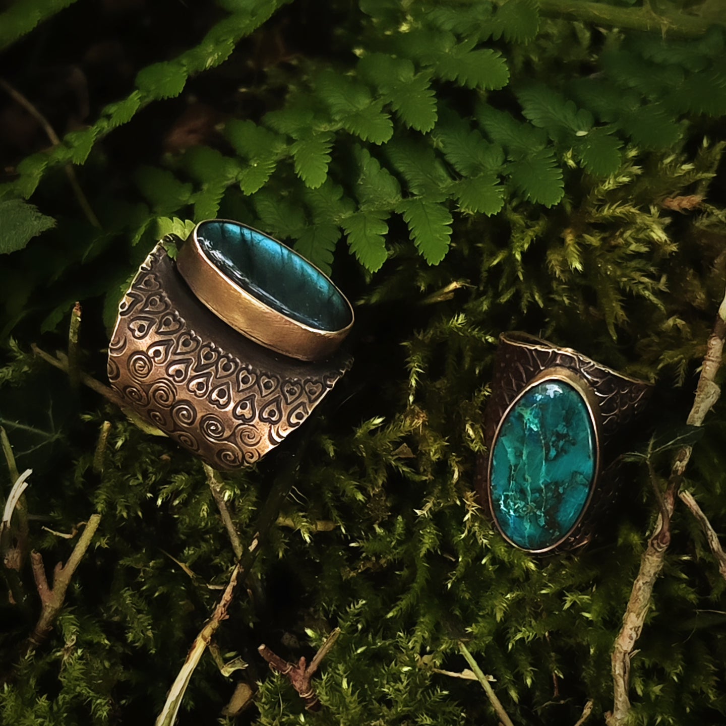 Bague CALYPSO -labradorite